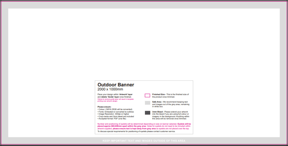 Outdoor Banner Template image