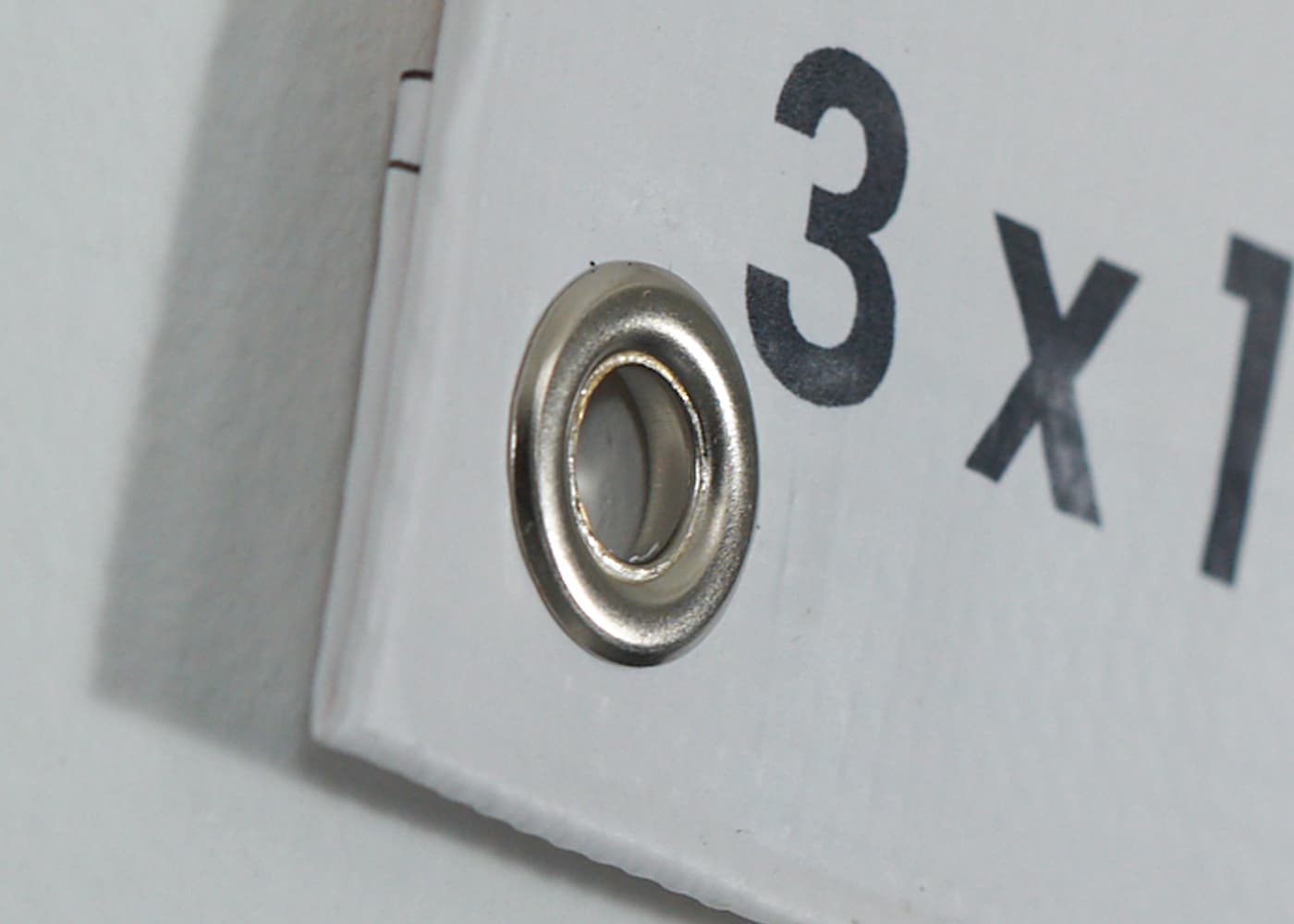 Eyelets and hemming