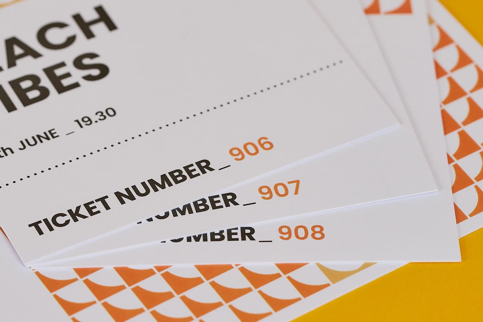Sequential numbering