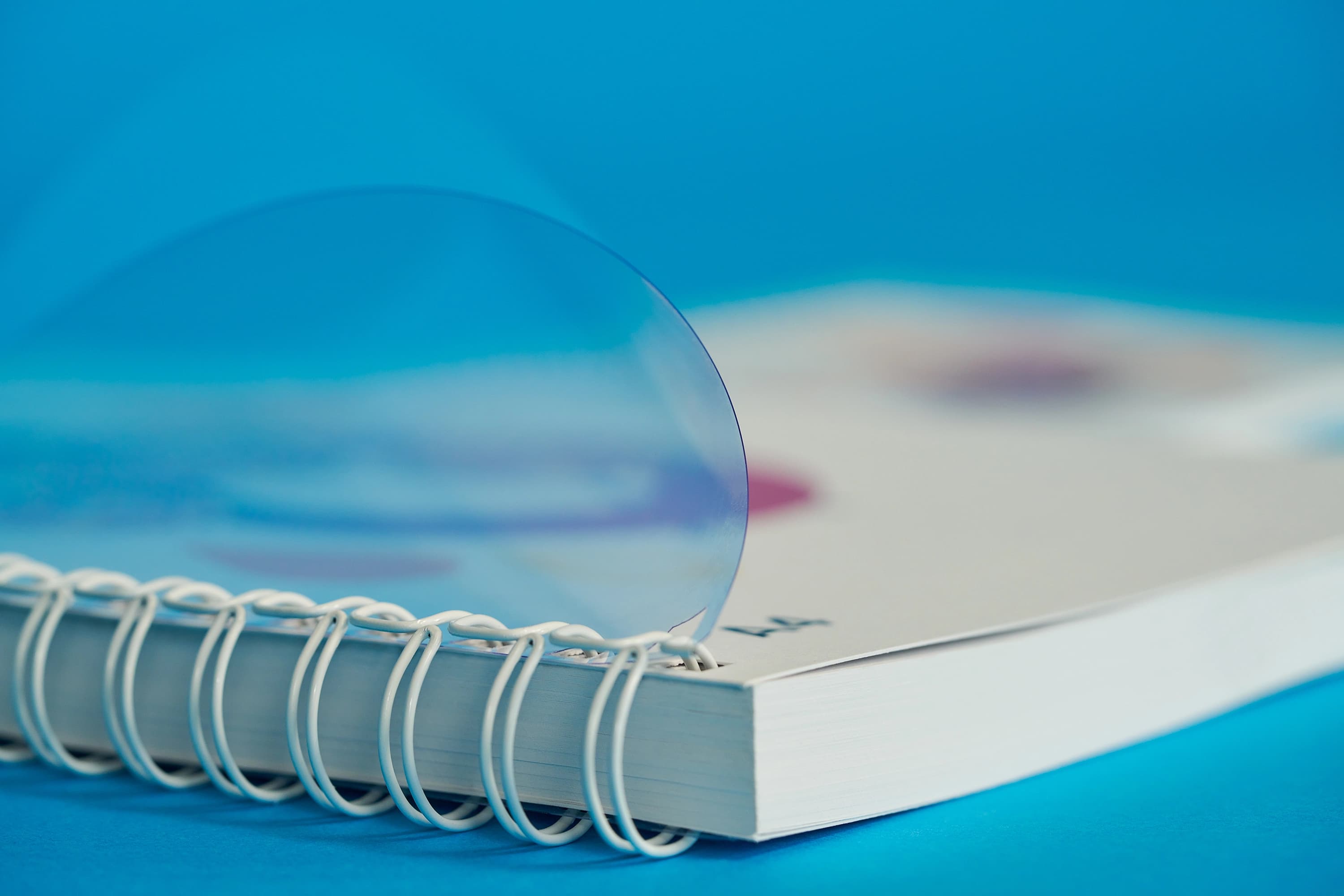 Clear acetate cover