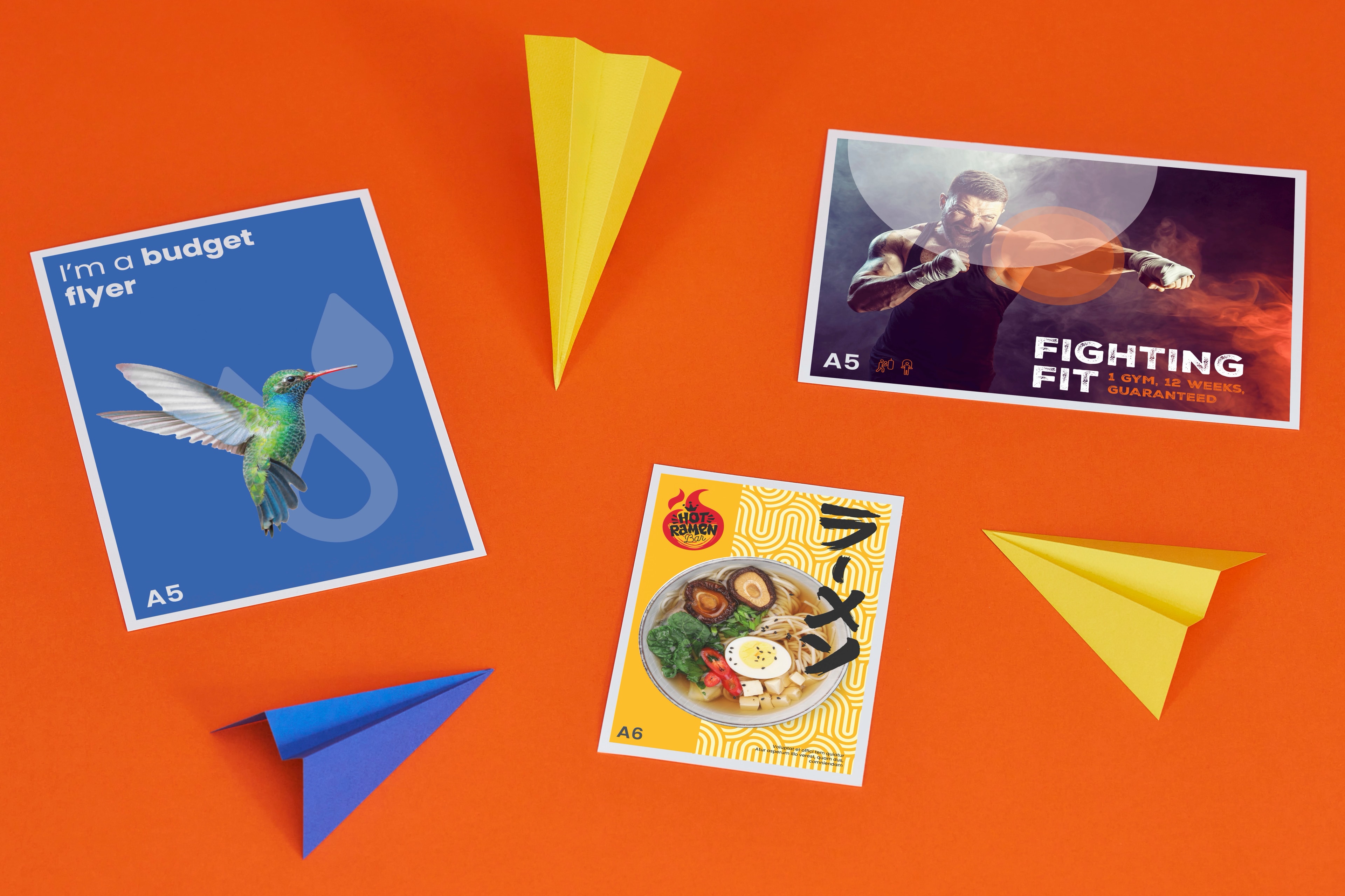 Budget flyers