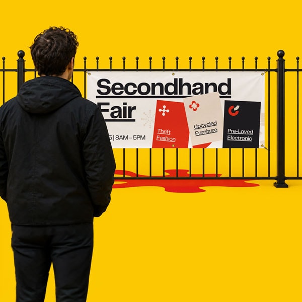Secondhand Fair: Thrift Fashion, Upcycled Furniture, Pre-Loved Electronics. 8AM–5PM.